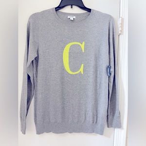 Old Navy C Initial Sweater